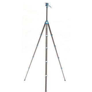 Standing Extended Position of the Benro CyanBird 5-Section Carbon Fiber Tripod FS20PRO 2-in-1 Head
