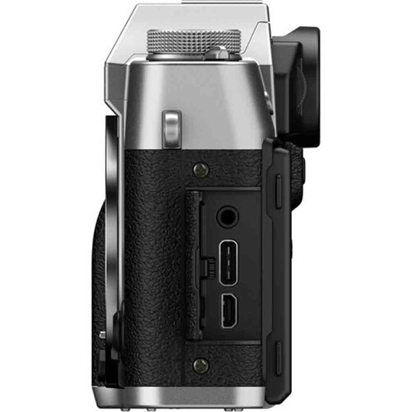Port Side of the Fujifilm X-T30 III Body Silver