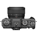 Top Side of the Fujifilm X-T30 III XF 13-33mm Kit Charcoal