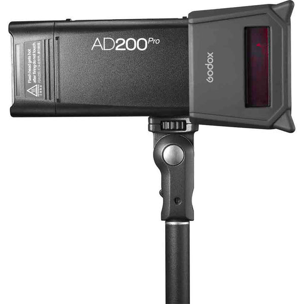 Attached Guarding Position of the Godox AD200Pro Silicone Fender
