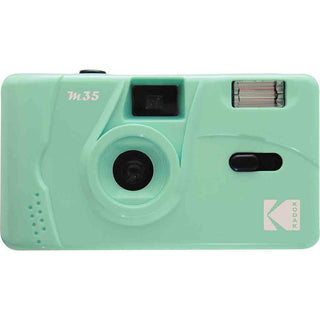 Front Side of the Kodak M35 Film Camera Mint Green