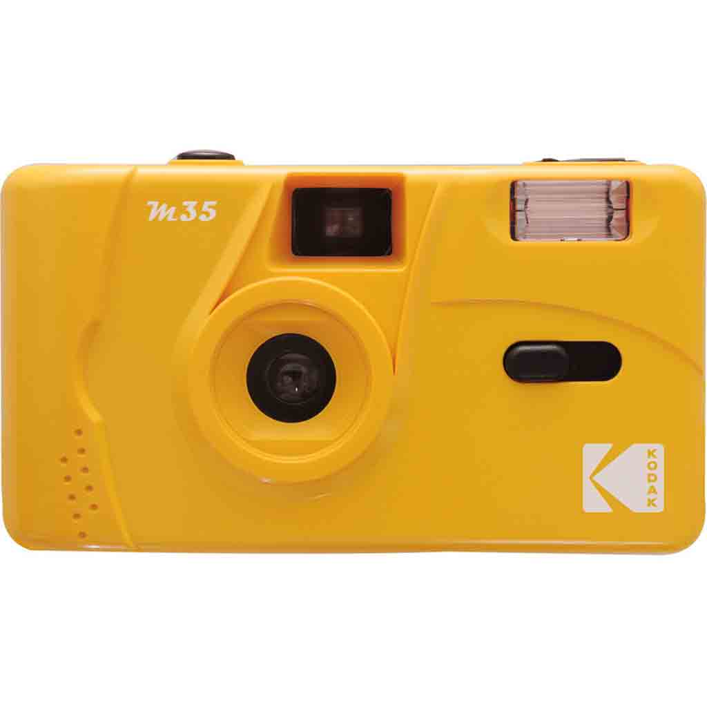 KODAK M35 FILM CAMERA WITH FLASH YELLOW