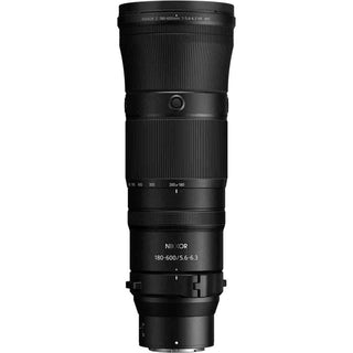 Top Side of the Nikon Z 180-600 5.6-6.3 VR