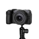Compact Camera Attached to Ball Head of the Promaster Ambler Tripod Kit