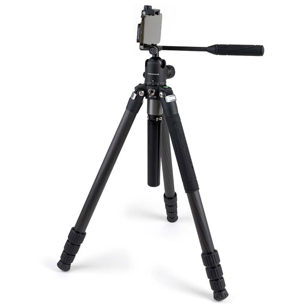 Smartphone Clamp Use Position of the Promaster Chronicle Carbon Fiber Tripod Kit