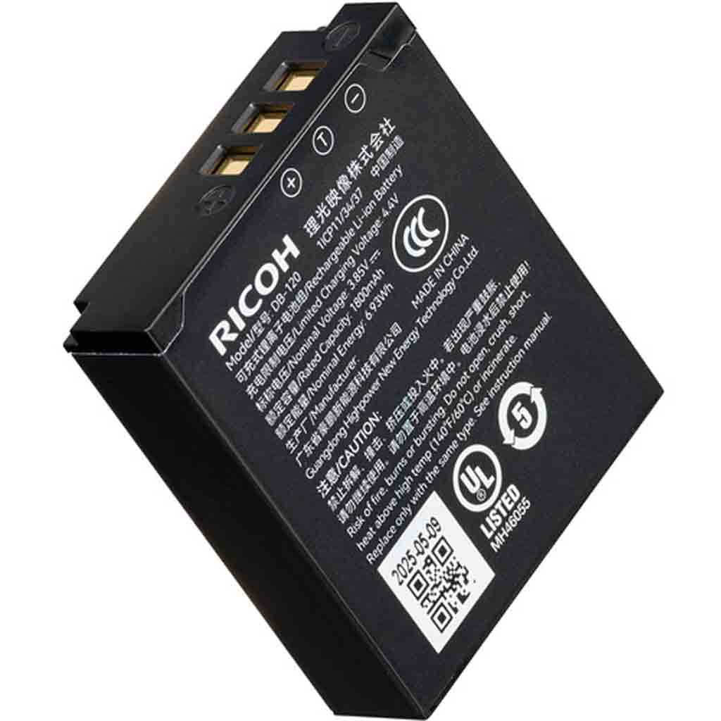 【新品/未開封】RICOH Li-ion Battery DB-120 Ricoh-DB-120Battery-213413.jpg