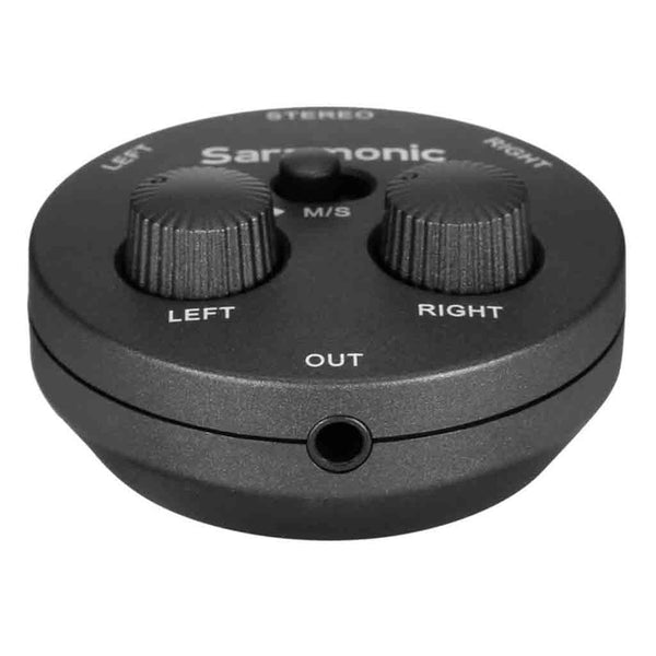 Bottom Side of the Saramonic AX1 Mini Mixer