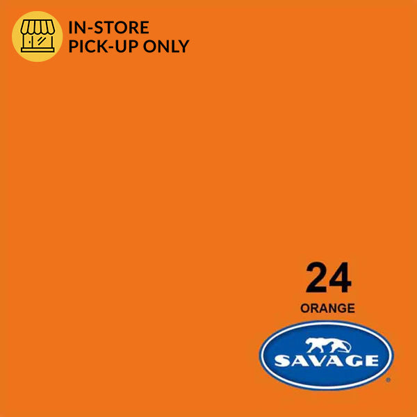 #24 Orange Savage Seamless Paper