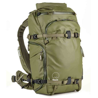 Front Side of the Shimoda Action X30 V2 Starter Kit Backpack Green