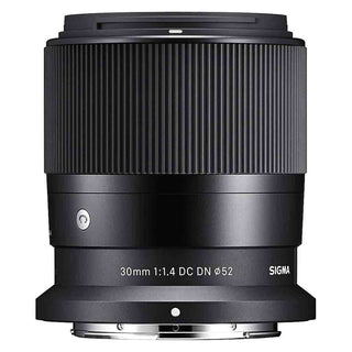 Top Side of the Sigma 30mm f/1.4 DC DN Contemporary Lens Nikon Z