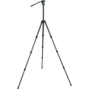 Standing Unextended Position of the Sirui ST124+VA5 Carbon Fiber Video Tripod Kit