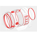 internal illustration of Sony 70-200mm G II Lens