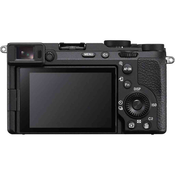 Rear Side of the Sony A7CII 28-60 Lens Kit Black