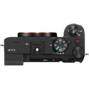 Top Side of the Sony A7CII Body Black