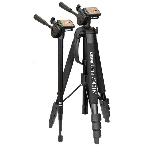 Tripod and Monopod Form of the Sunpak 7040-TM Tri-Monopod