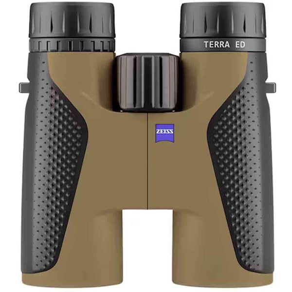 Top Side of the ZEISS Terra ED 10x42 Binoculars Coyote Brown