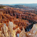 Hoodoos and canyon landscape in Bryce Canyon National Park