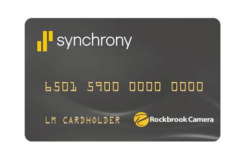Synchrony and Rockbrook Camera credit card