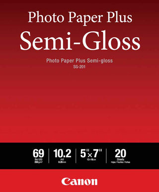 Canon Photo Paper Plus Semi-Gloss 5x7 | 20 Sheets
