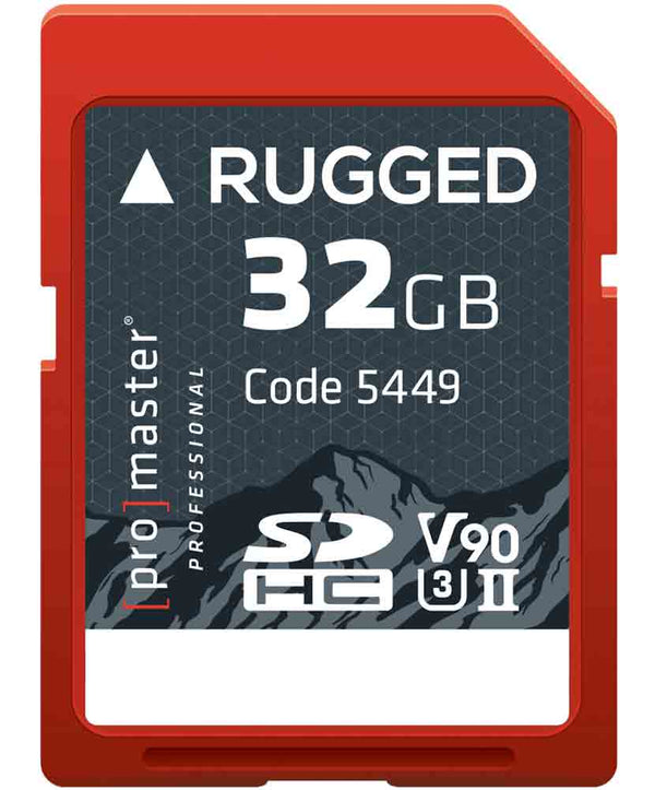 Promaster Rugged CINE 32GB SDHC Memory Card