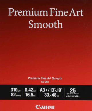 Canon Photo Paper Premium Fine Art Smooth 13x19 | 25 Sheets