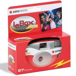 Packaging of Agfa-LeBox Flash Single Use Color 35mm Film Camera35mm