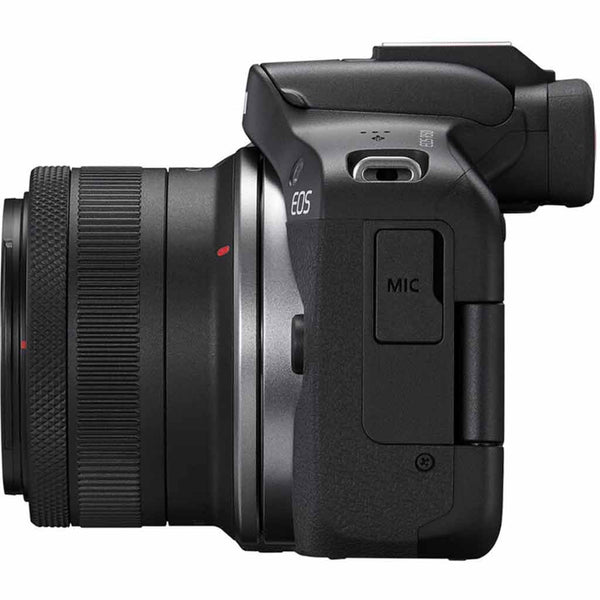 Port Side of the EOS R50 18-45 Kit