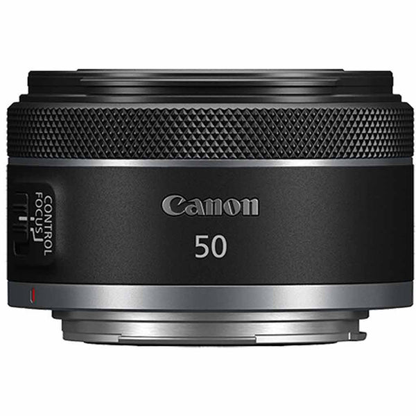 Front view of Canon RF 50mm f/1.8 STM Lens