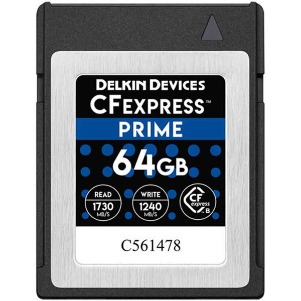 Delkin 64GB Prime CFexpress Type B