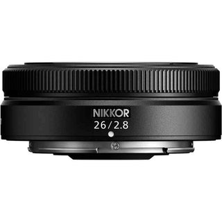 Top Side of the Nikon Z 26mm f/2.8 Lens