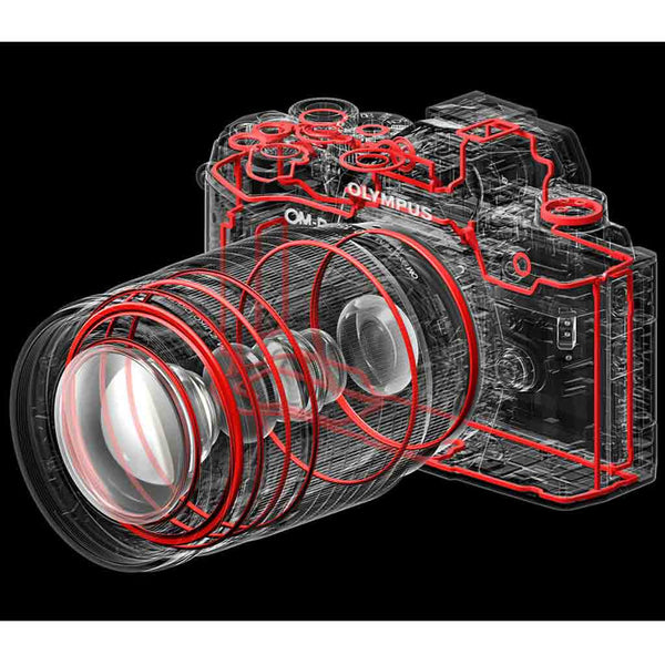 Weather sealing graphic for OM System M.Zuiko 40-150mm f/4 PRO Lens