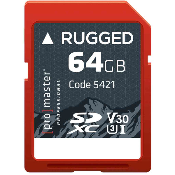 Promaster Rugged 64GB SDXC Memory Card