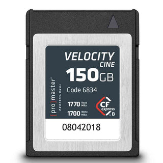Promaster Velocity CFexpress Type B 150GB Cine Card