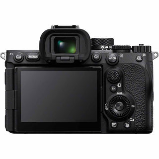 Rear Side Showing LCD Screen & Controls of the Sony a7R V Body