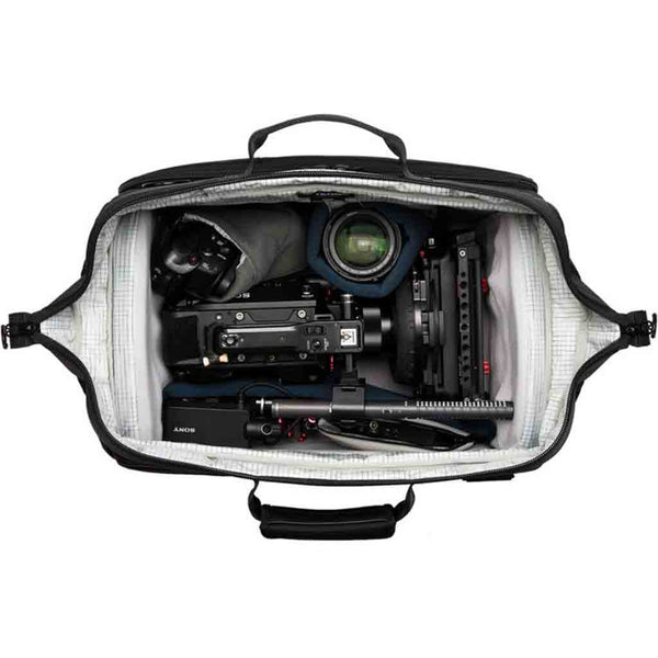 Cinema Gear Carry Demonstration 3 of the Cineluxe Shoulder Bag 21 Hightop