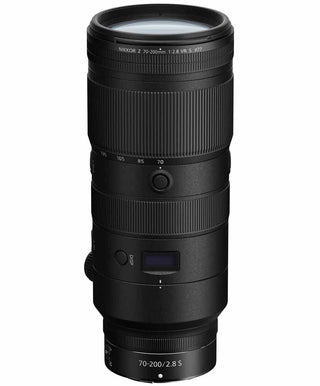 Front view of Nikon NIKKOR Z 70-200 2.8 VR S Mirrorless Lens