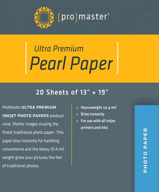 Promaster Pearl Paper 13x19 | 20 Sheets