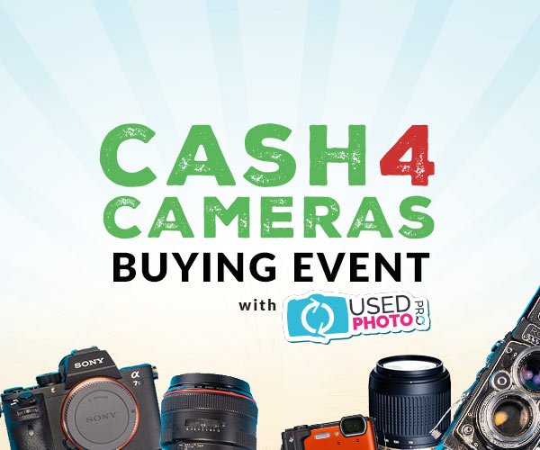 cash4cameras buying event with Used Photo Pro