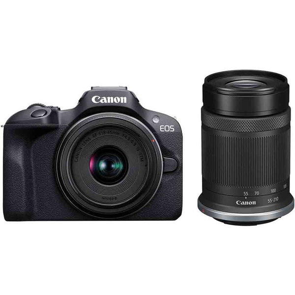 CanonR100 Mirrorless Camera + 18-45mm + 55-210mm Kit | Rockbrook