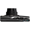 Top Side of the Canon Elph 360 HS A Digital Compact Camera Black