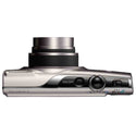 Top Side of the Canon Elph 360 HS A Digital Compact Camera Silver