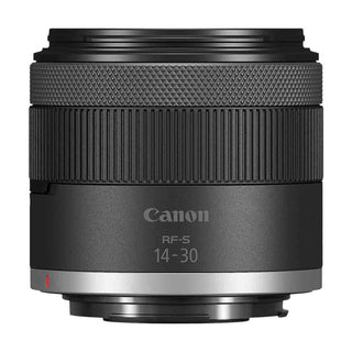 Top Side of the Canon RF-S 14-30mm f/4-6.3 IS STM PZ Mirrorless Lens