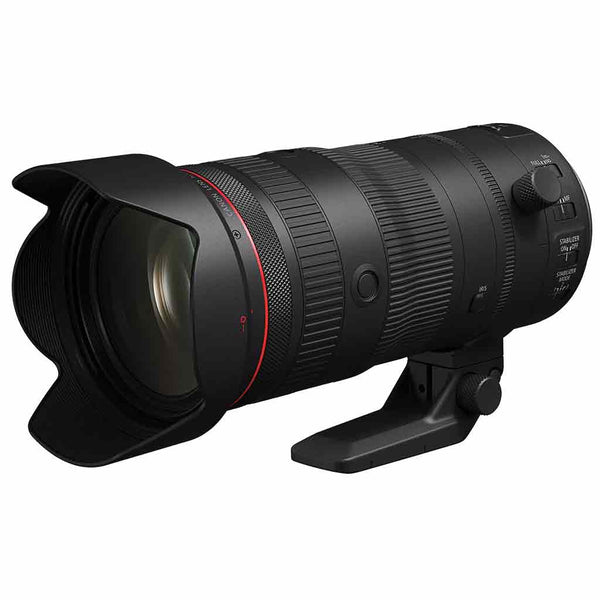 Lens Hood and Tripod Foot of the Canon RF 24-105mm f/2.8L IS USM Z Lens