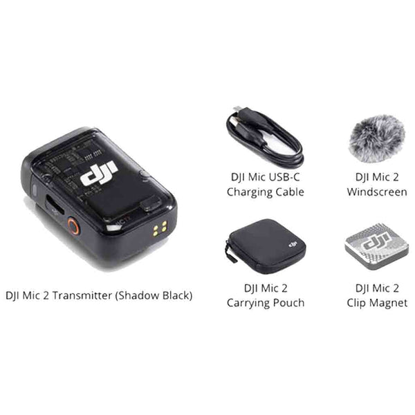 Box Contens of DJI MIC 2 Transmitter