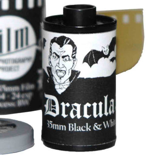 Film Photography Project Dracula 35mm Black and White Film Roll 24 Exposures