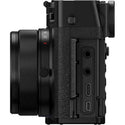 Port Side of the Fujifilm GFX100RF Digital Camera Black