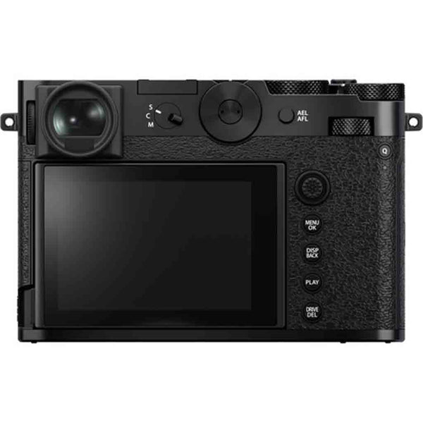 Rear Side of the Fujifilm GFX100RF Digital Camera Black
