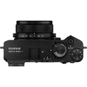 Top Side of the Fujifilm GFX100RF Digital Camera Black