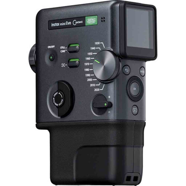 Rear Side and EVF of the Fujifilm Instax Mini EVO Cinema