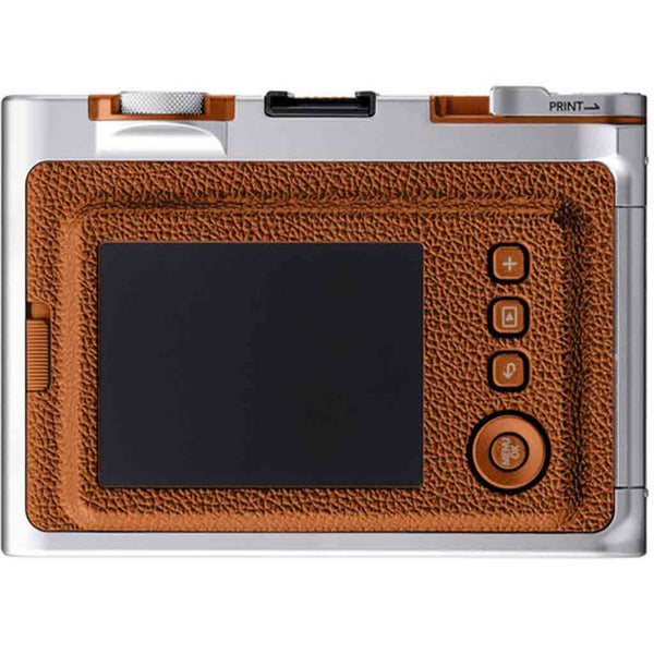 Rear Side of the Fujifilm Instax Mini EVO Brown